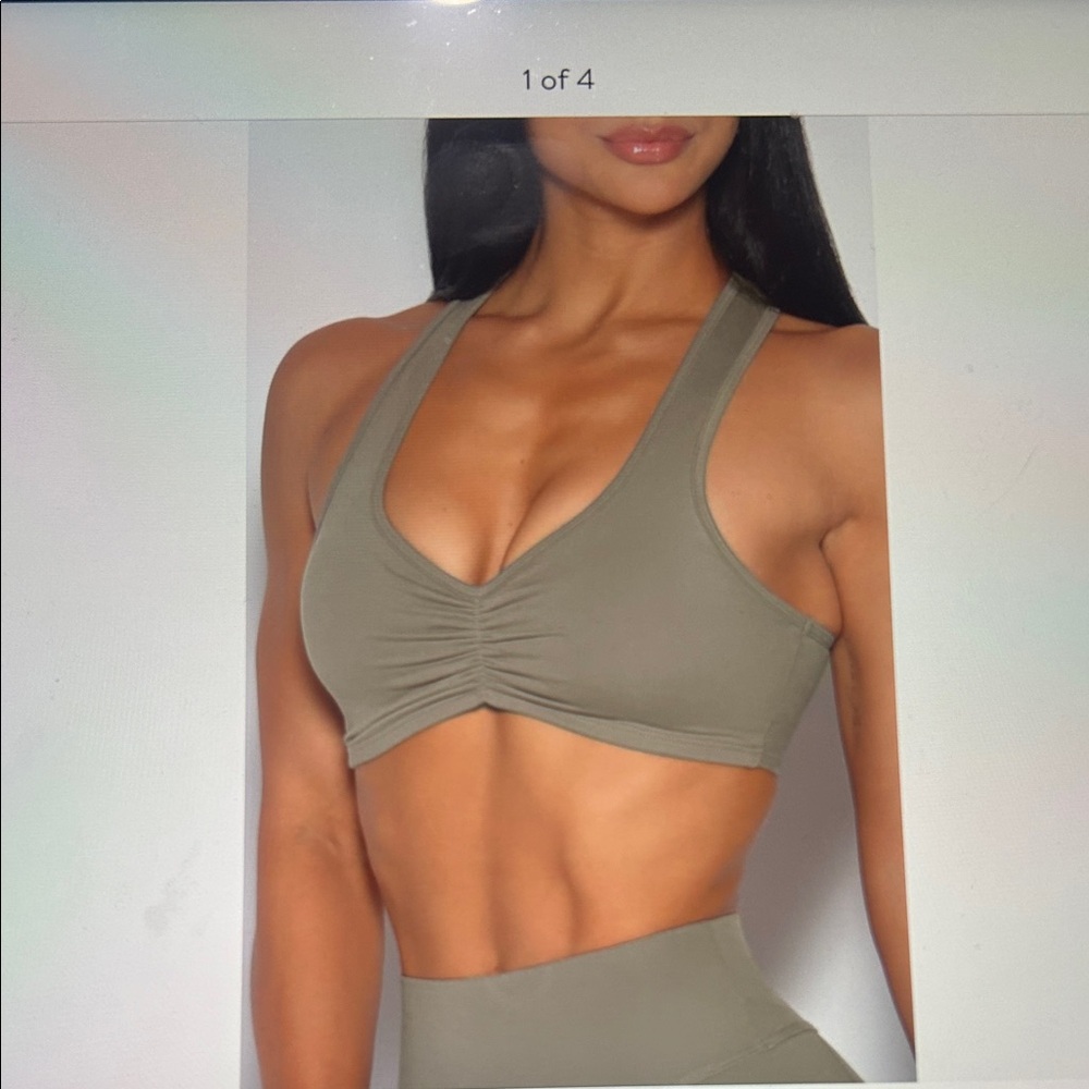 Bombshell Sportswear Scrunch Tank Bra Size-Small amazing condition - Picture 2 of 8